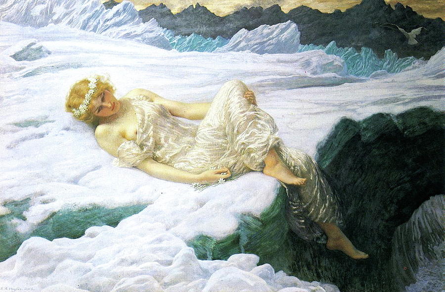 Heart Of Snow Painting by Edward Robert Hughes