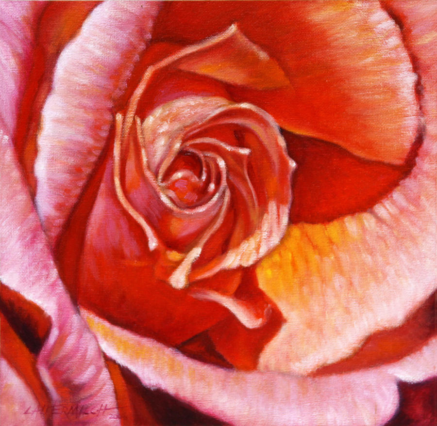 Heart of the Rose Painting by John Lautermilch