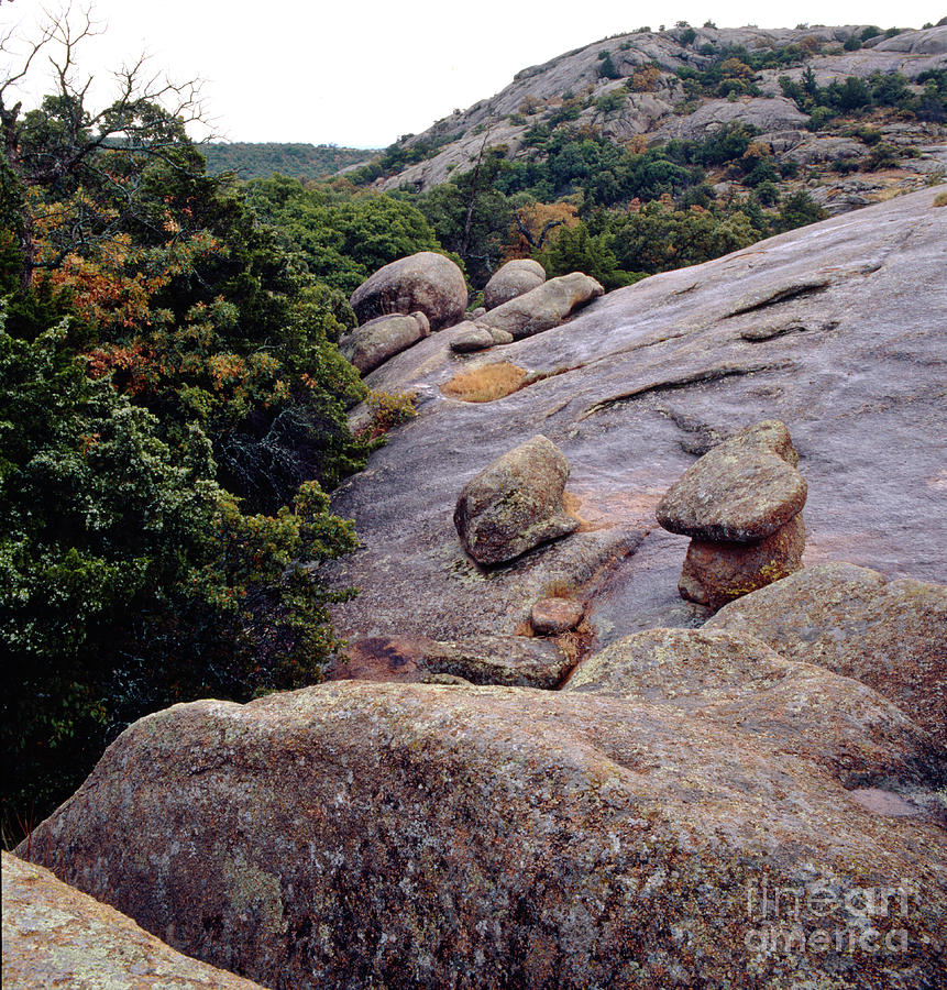 Heart Rock And Bat Cave Mountain In The Fall Photograph