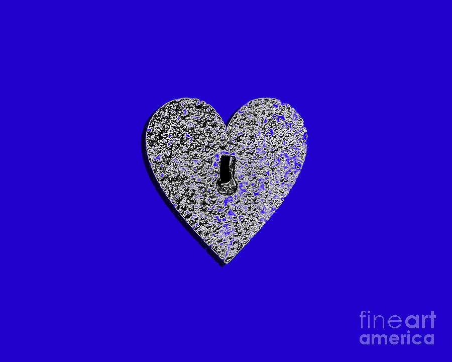 Heart Shaped Lock .png Photograph by Al Powell Photography USA