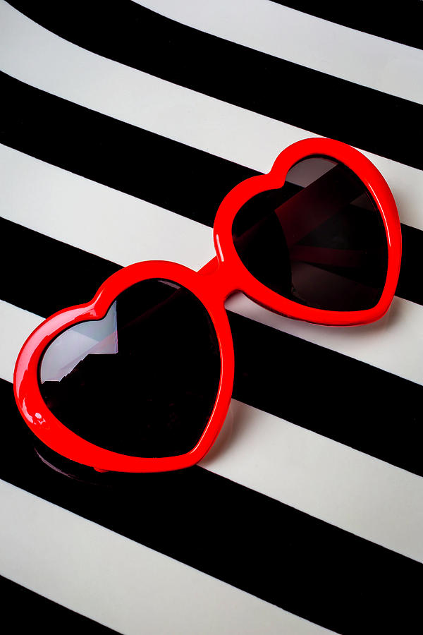 Heart Shaped Sunglasses Photograph by Garry Gay