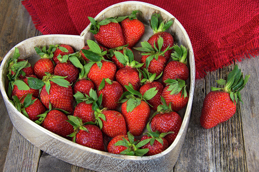 Heart Smart Berries Photograph by Maria Dryfhout | Fine Art America