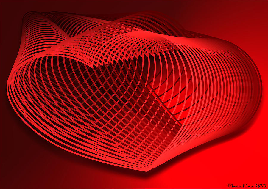 Heart#1 Digital Art by ThomasE Jensen