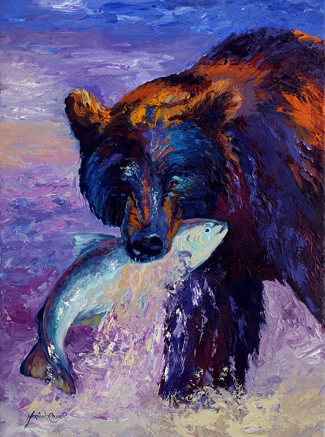 Heartbeats Of The Wild Painting by Marion Rose