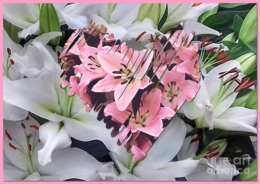 Heartfelt Lilies Photograph by Joan-Violet Stretch