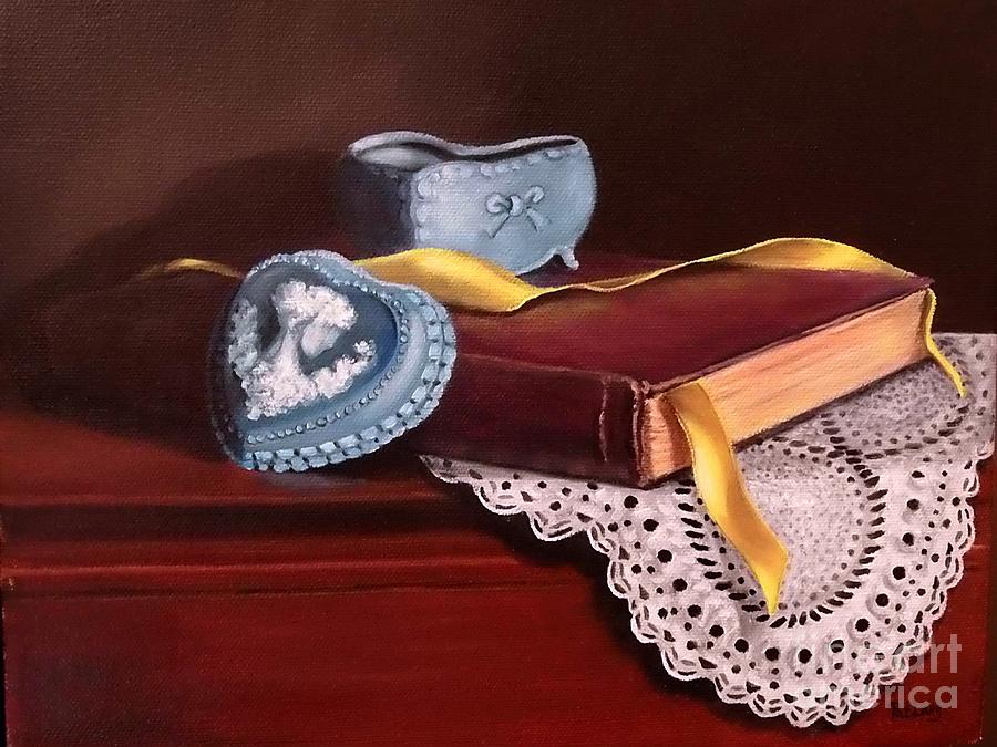 Book Painting - Heartfelt by Patricia Lang Book Painting - Heartfelt by Patricia Lang