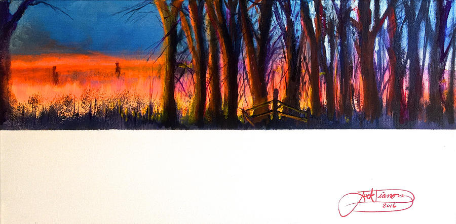 Heartland Sunset Painting by Jack Diamond