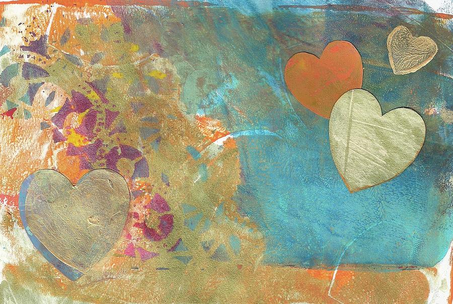 Hearts a Floatin  Painting by Cynthia Westbrook