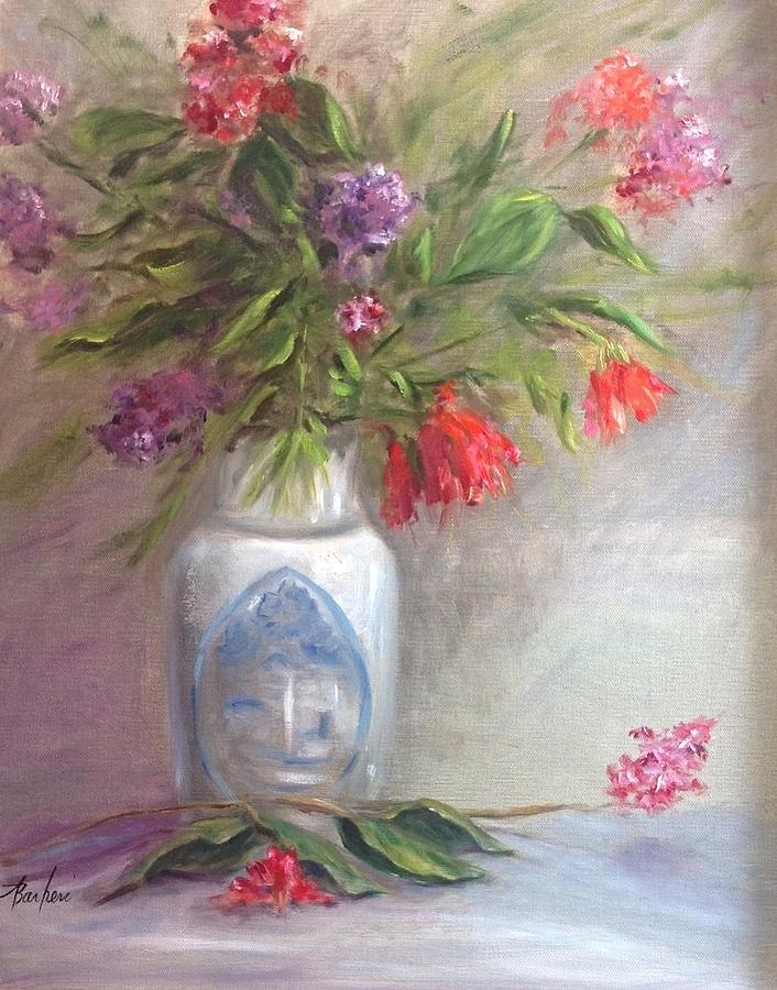 Still Life Painting - Hearts And Flowers by Anne Barberi