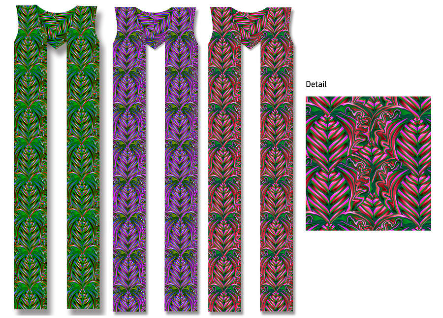 Hearts Clergy Stole Tapestry - Textile by Julie Rodriguez Jones