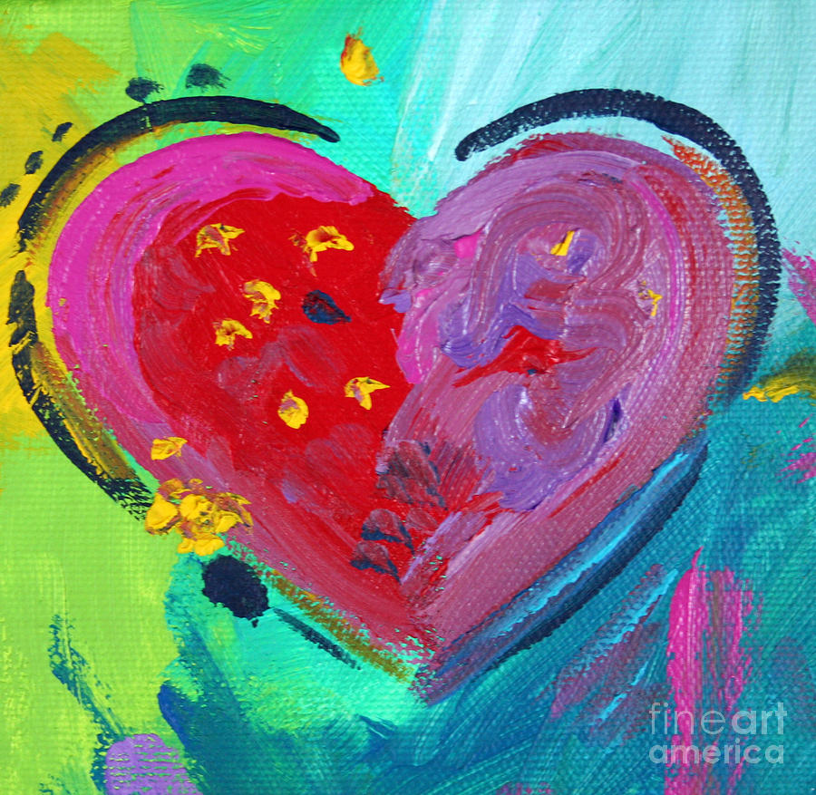 Hearts Desire Painting by Denice Rinks - Fine Art America