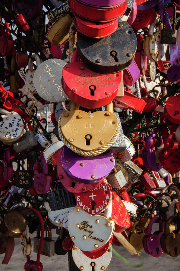 Hearts Locked in Love Photograph by Geoff Smith