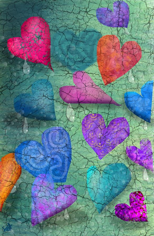 Hearts of Many  Digital Art by Kathleen Hromada