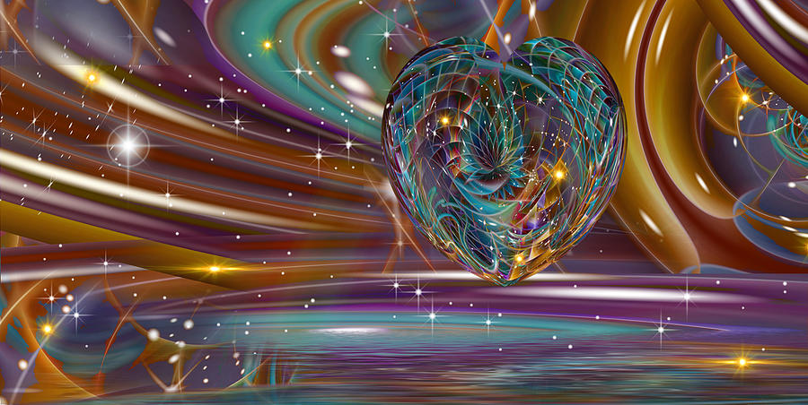 Heart Digital Art - Heartsidazeicalityexpealoadocious by Phil Sadler