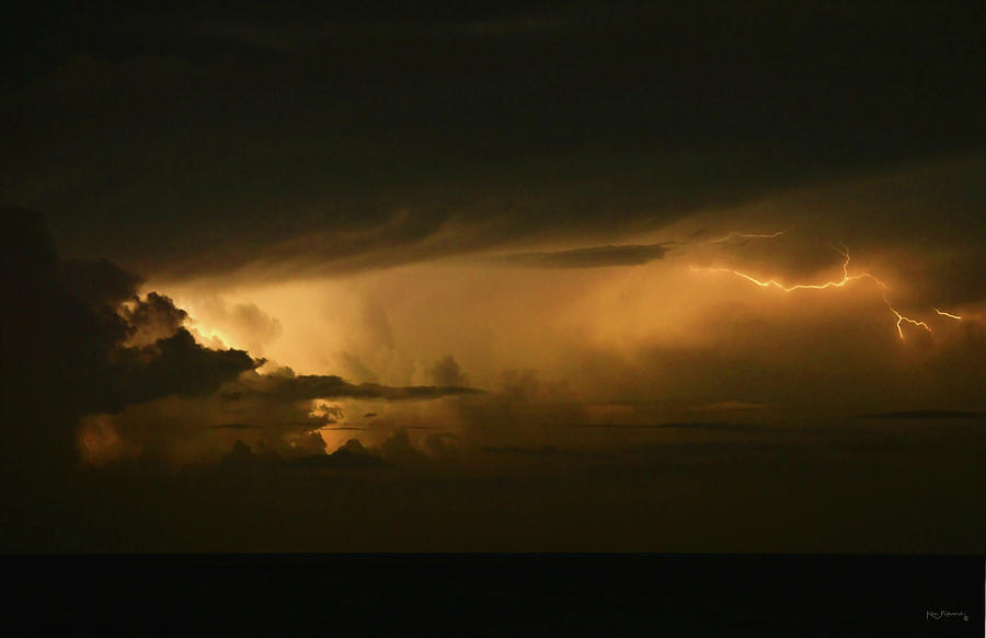 Heat Lightning Delray Beach Florida 2 Photograph by Ken Figurski