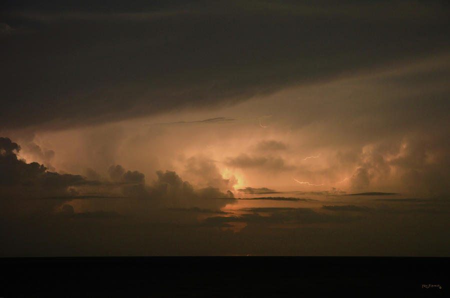 Heat Lightning Delray Beach Florida 3 Photograph by Ken Figurski