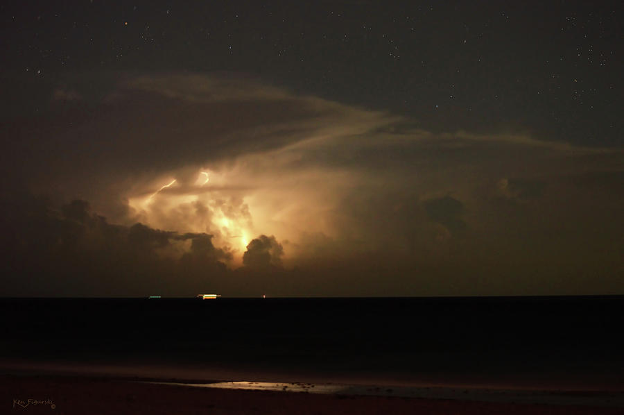 Heat Lightning Delray Beach Florida 4 Photograph by Ken Figurski