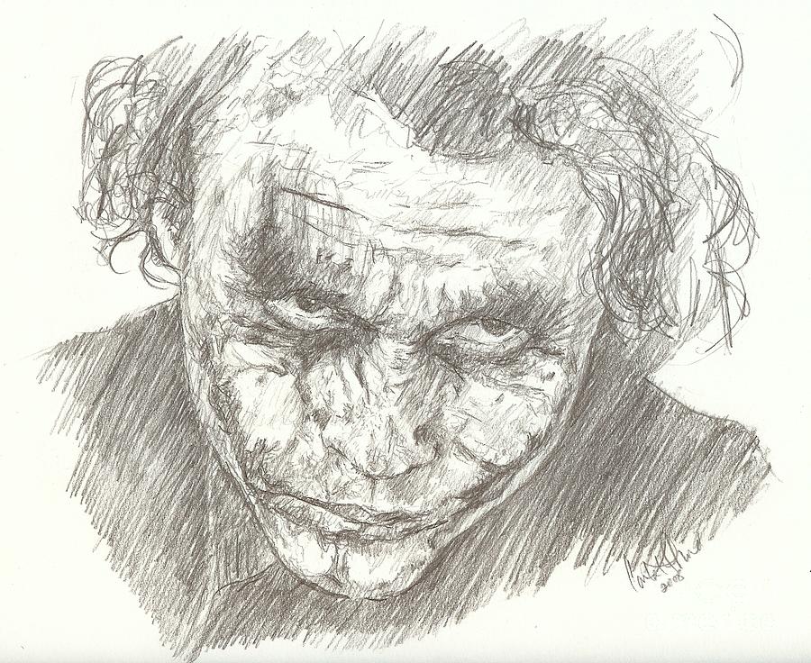 My Joker Drawing Drawing by Julius Ledonian - Fine Art America