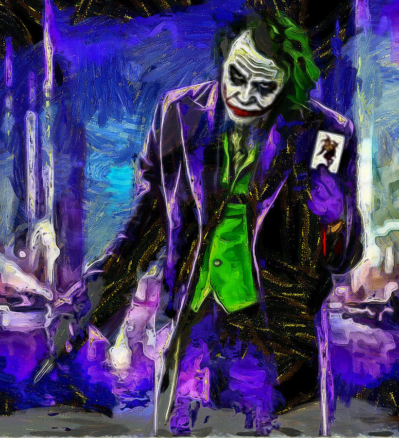 heath ledger joker artwork