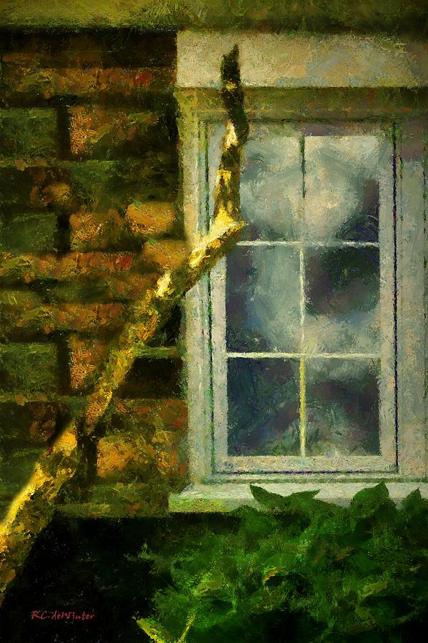 Heathcliffs Window Painting by RC DeWinter