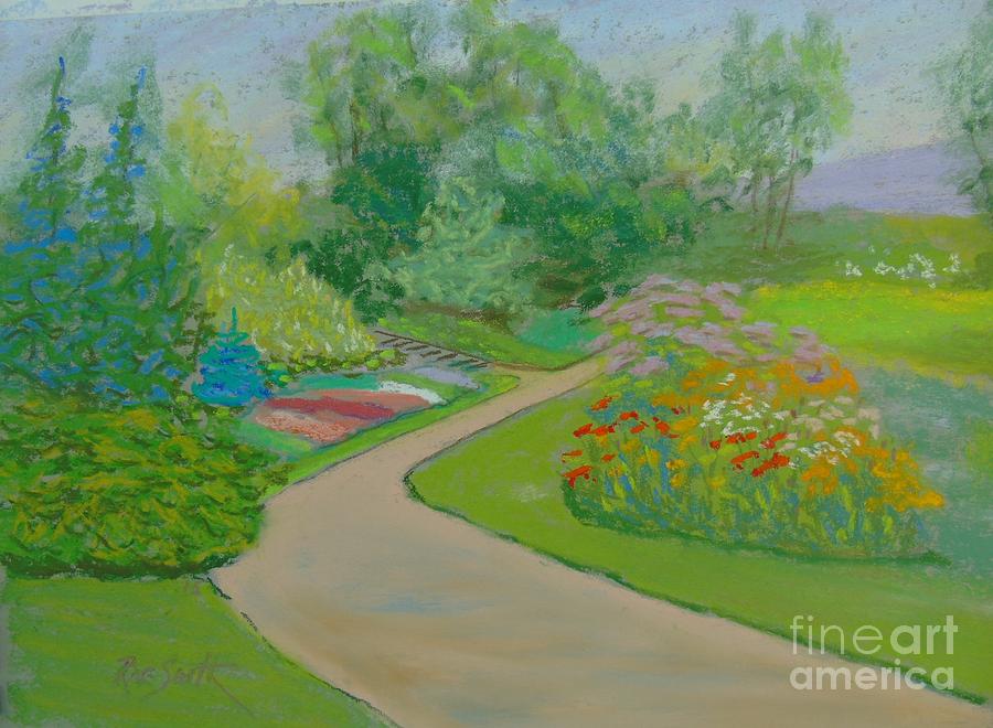 Heather Gardens Pastel by Rae  Smith