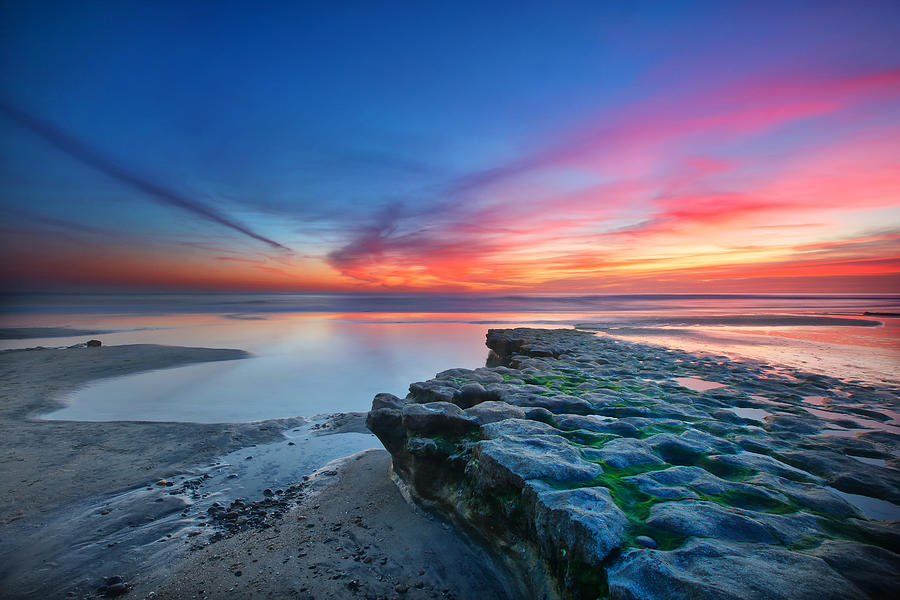 Sunset Photograph - Heaven and Earth by Larry Marshall