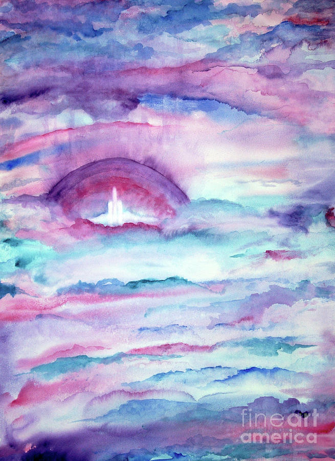 Heaven Awaits Painting by Nancy Cupp