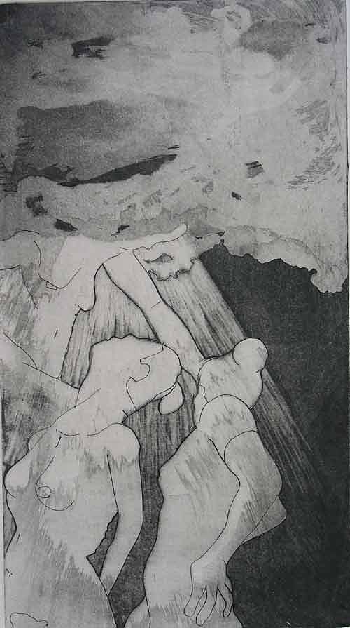 Etching Drawing - Heaven Is by Brad Wilson