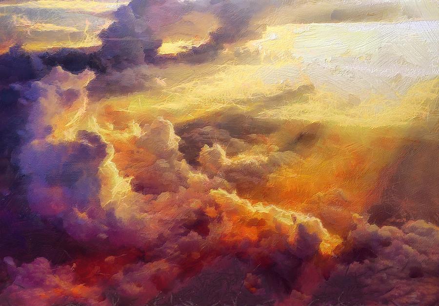 Heaven Painting by Lelia DeMello