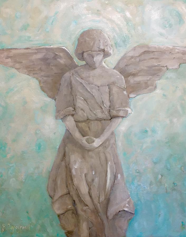 Jesus Christ Painting - Heaven Sent by Beth Capogrossi
