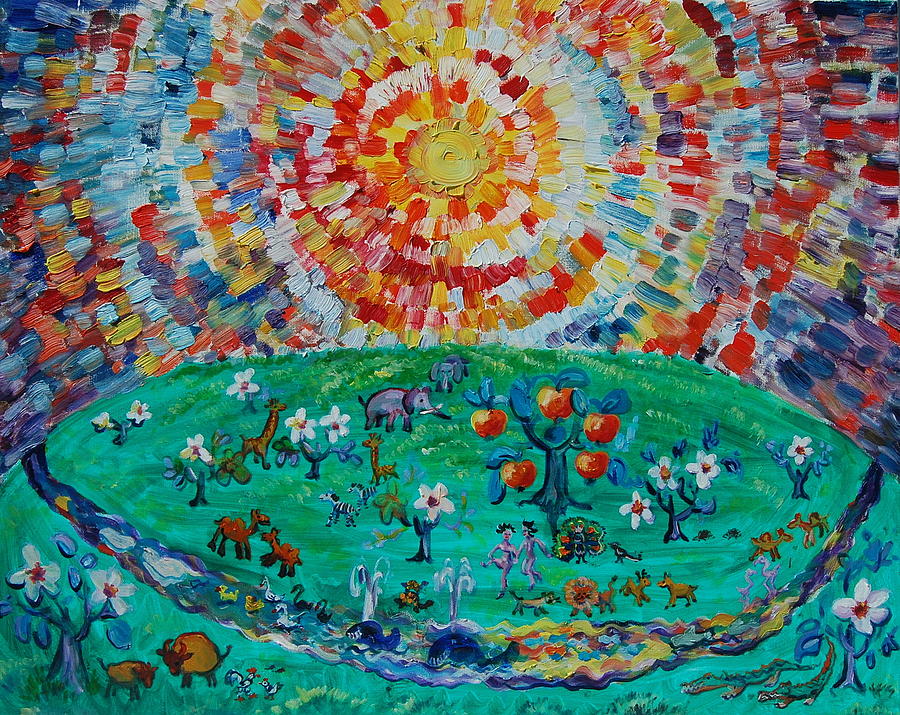 Animal Painting - Heaven under Sun by Yuliya Talinovsky
