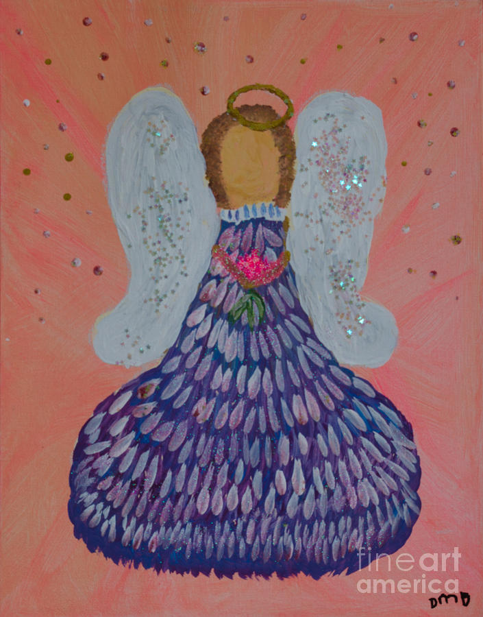 Heavenly Angel Painting by Donna Brown