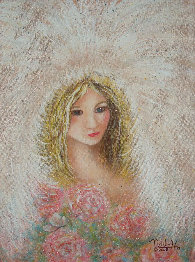 Heavenly Angel Painting by Natalie Holland Heavenly Angel Painting by Natalie Holland