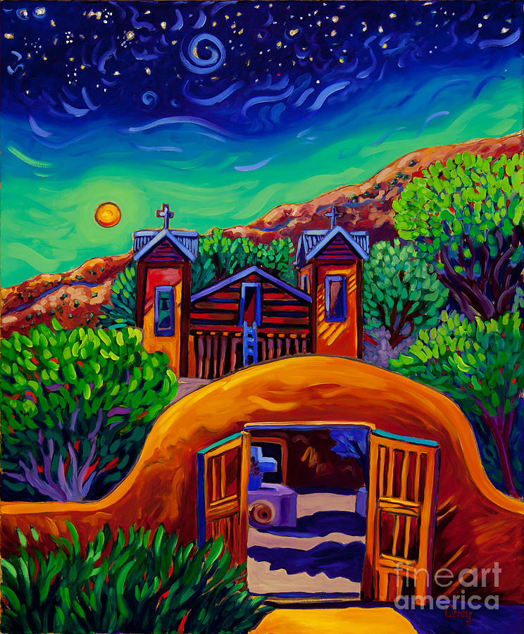 Heavenly Chimayo Painting by Cathy Carey