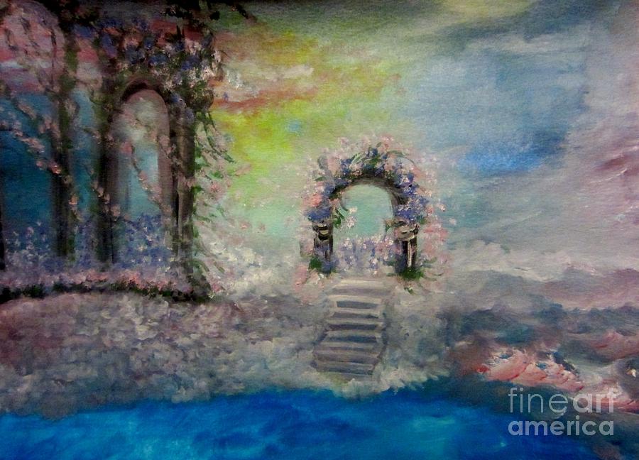 Heavenly entrance Painting by Stephanie Zelaya - Fine Art America