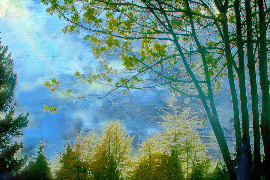 Heavenly Light II Painting by Victor Shelley