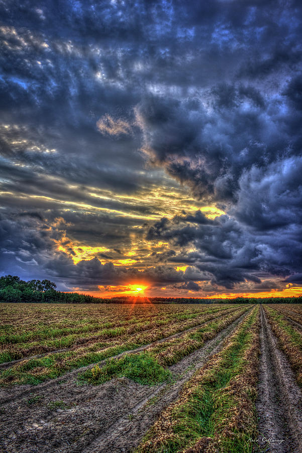 Heavenly Peanuts Statesboro Georgia Sunset Art Photograph by Reid ...