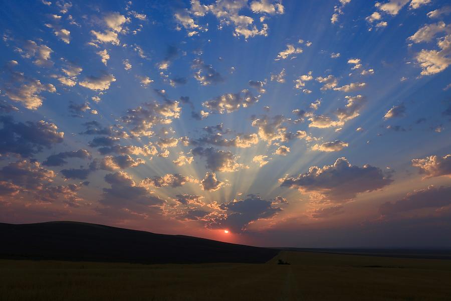 Heavenly sunrise 3 Photograph by Lynn Hopwood