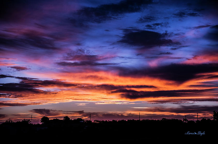 Heavenly Sunrise Photograph by Karen Slagle
