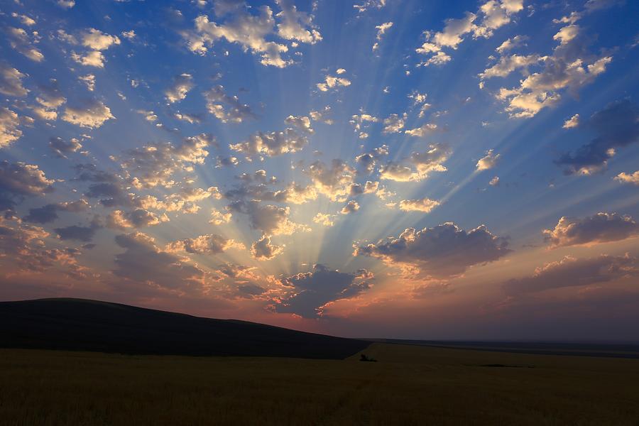 Heavenly sunrise Photograph by Lynn Hopwood