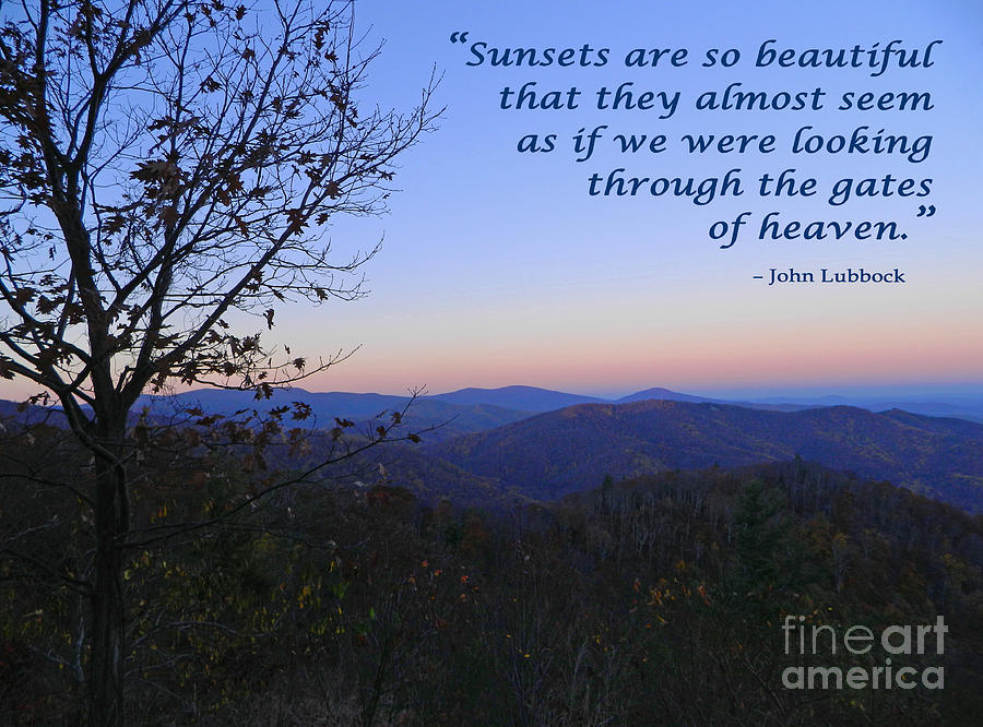 Heavenly Sunset Photograph by Emmy Vickers