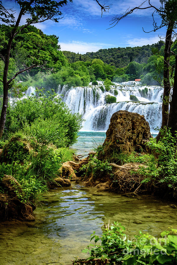 Heavenly Waterfalls Of Skradinski Buk At Krka National Park In Croatia Photograph By Global Light Photography Nicole Leffer