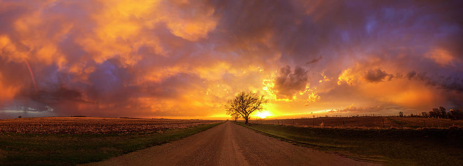 Sunset Photograph - Heavens Gate by Aaron J Groen