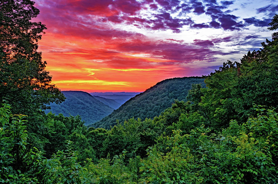 Heavens Gate - West Virginia - Paint Photograph by Steve Harrington
