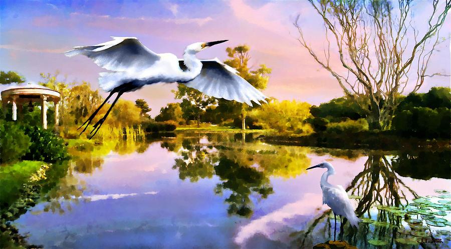 Heavens Lake Painting by Jann Paxton