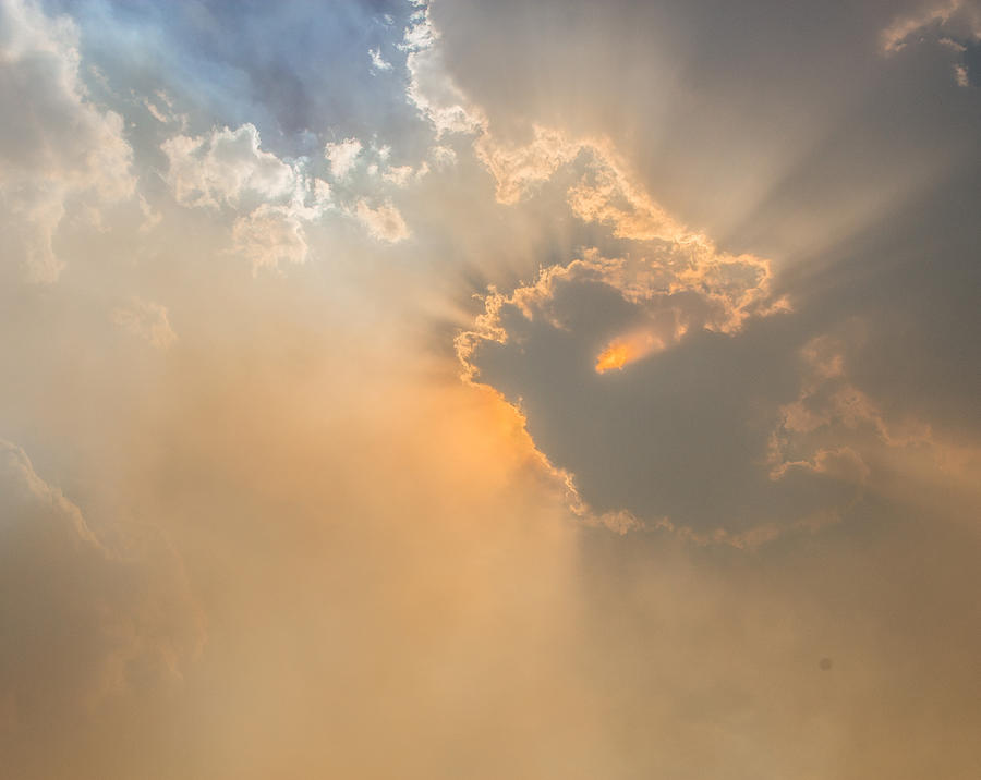 Clouds Photograph - Heavens Light II by TLB Creations Clouds Photograph - Heavens Light II by TLB Creations