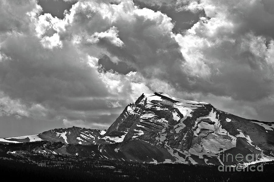 Heavens Peak Glacier National Park Photograph by Larry Darnell