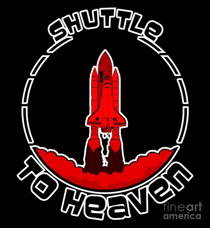 Heavens Shuttle Digital Art by Piotr Dulski