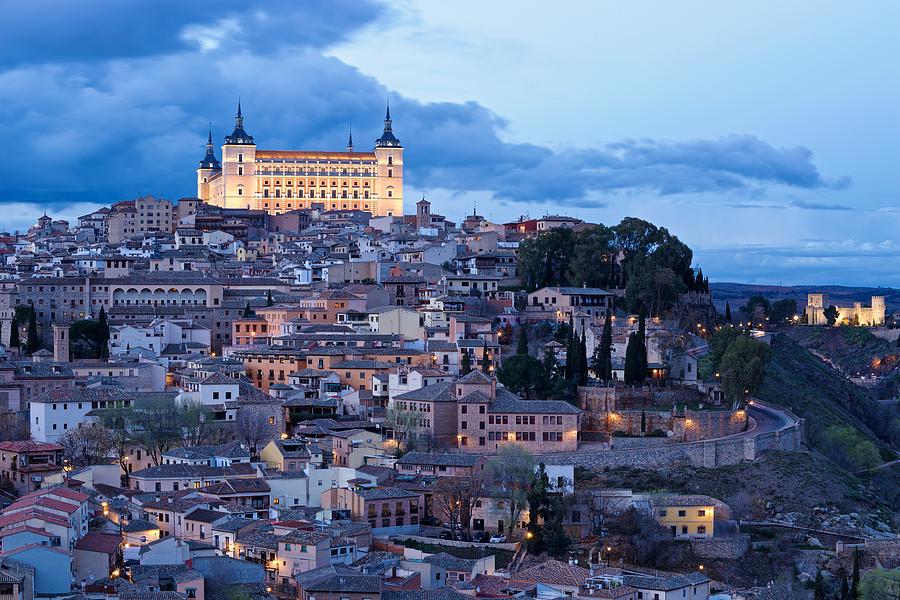 Heavy Skies above the Alcazar of Toledo Photograph by Stephen Taylor