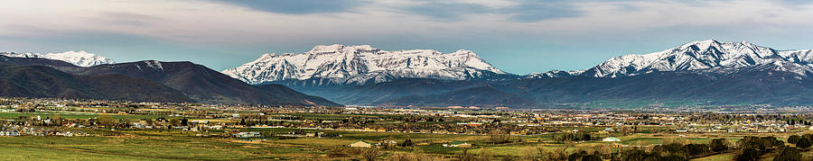 Heber City and the Western Mountains Photograph by TL Mair